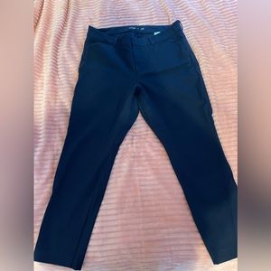 LIGHTLY WORN PIXIE ANKLE STRAIGHT LEG NAVY PANTS OLD NAVY SIZE 16